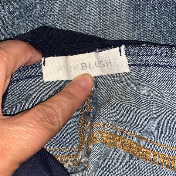 BNWT Distressed Maternity Jeans by Pinkblush - Picture 9 of 9